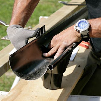 Nedløbsrør zink 3 Nedløbsrør zink 3